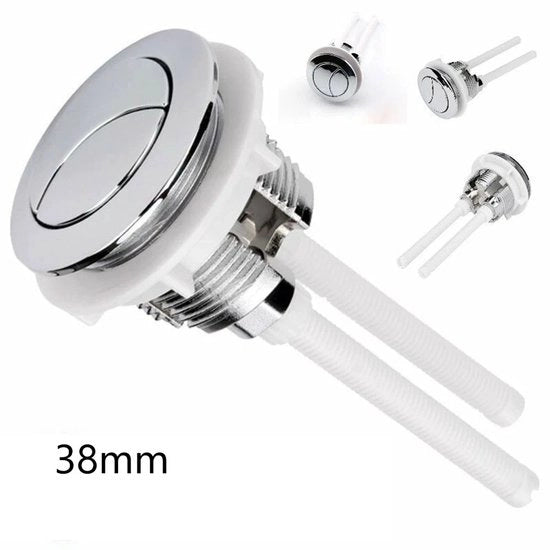 38mm Doppio WC Serbatoio Chiave - Maniglia a Tuba Ventiolo - Accessori di Risparmio d'Acqua per la Casetta da Bagno per WC
