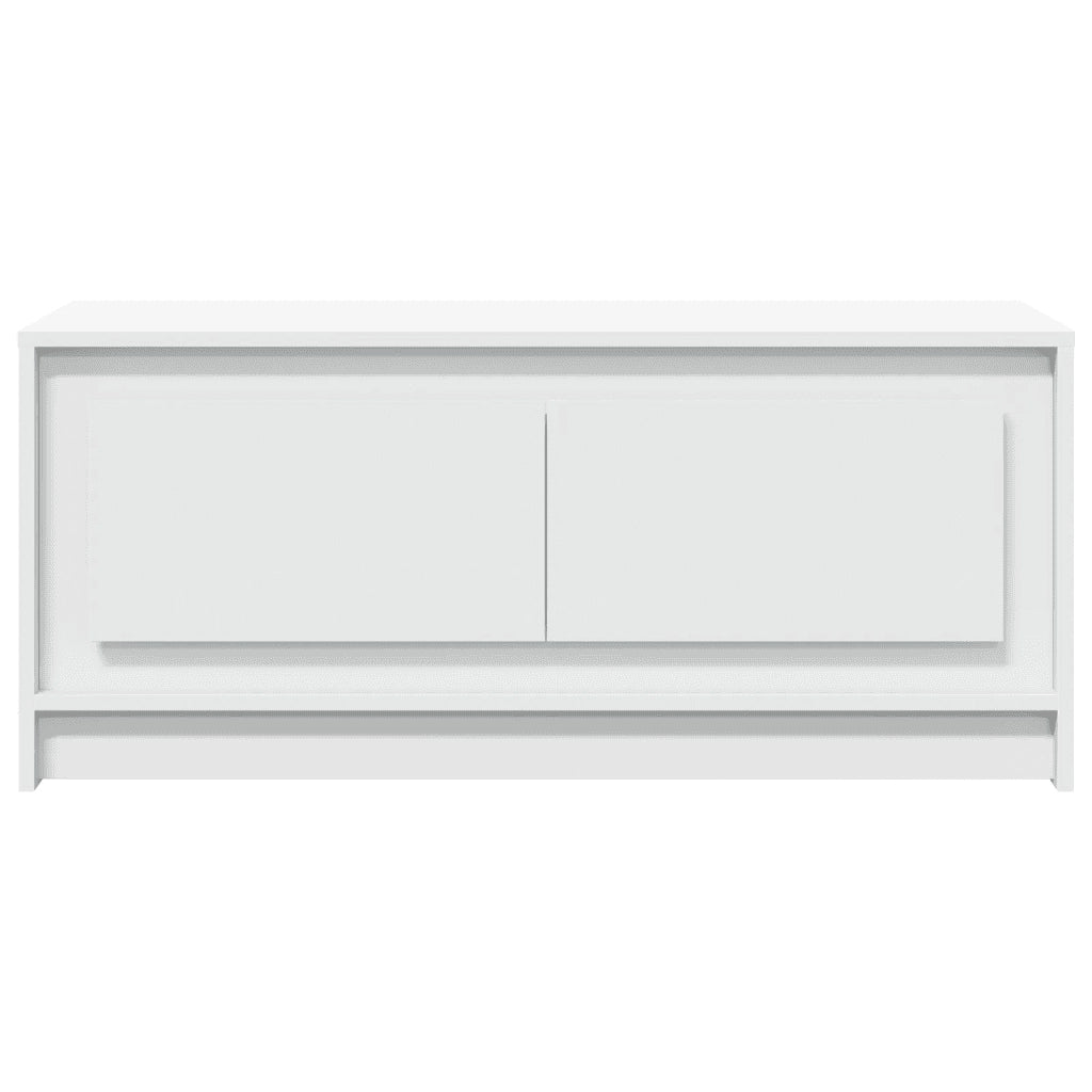 Tavolino da Salotto con Luci LED Bianco in Truciolato 851984