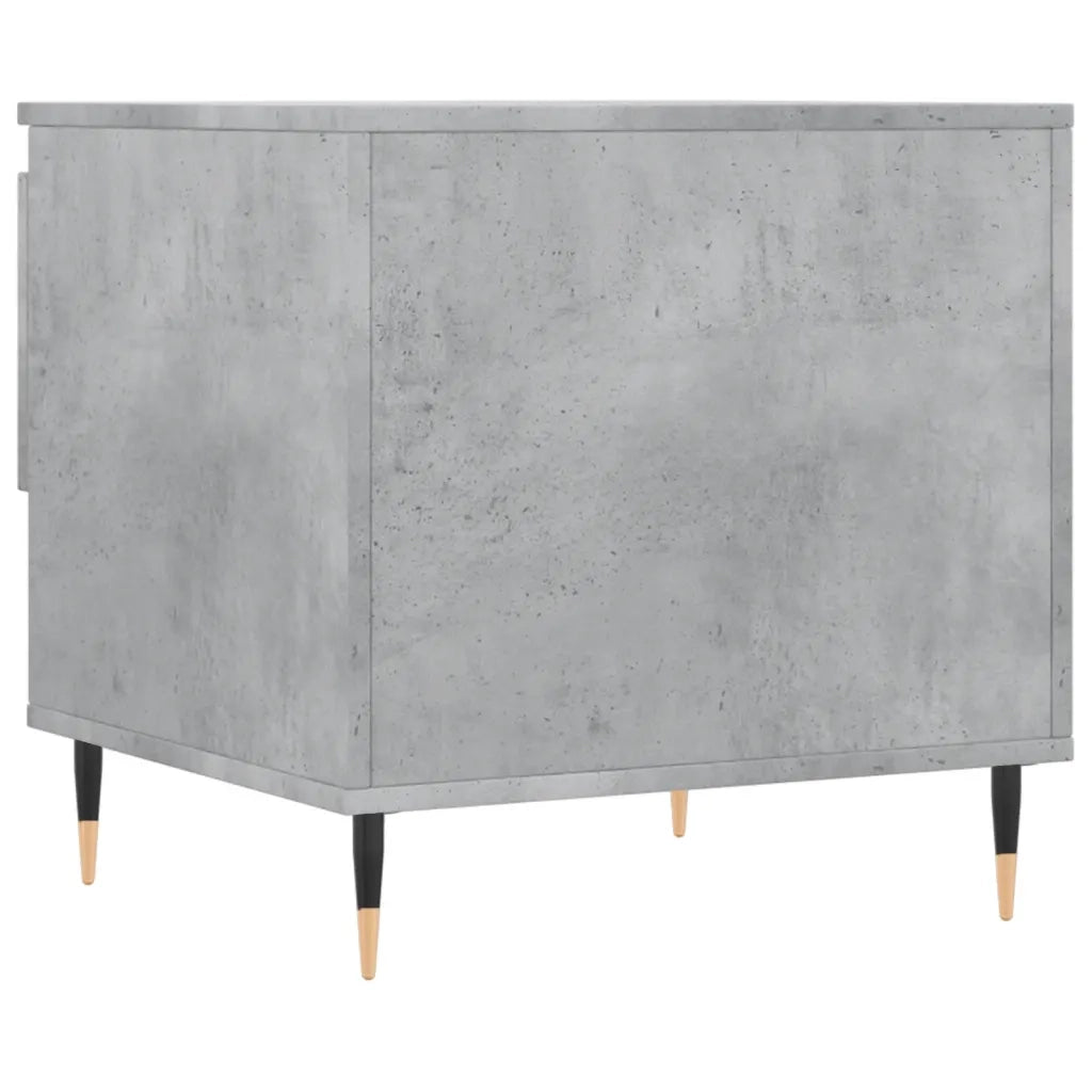 2 pz Tavolini salotto | Tavolino da caff¨¨ | Tavolino da Soggiorno Grigio Cemento 50x46x50 Legno Multistrato