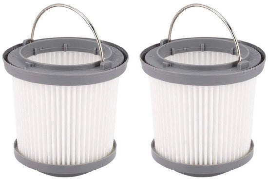 Filtro Hepa di Sostituzione per Aspirapolvere - Pacco Flexi da 2 - Materiale ABS di Alta Qualità - Raggio d'azione Effettivo 101-150 m² - Dimensioni 8,2 x 7 x 8 cm