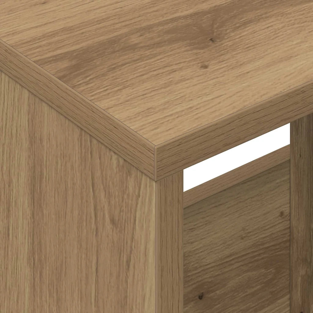 Scaffale per riviste 2 pcs Rovere artigianale 35 x 30 x 45 cm 890983