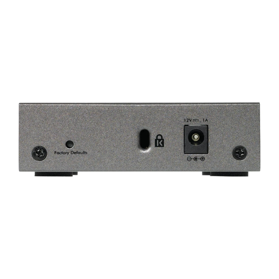 Switch di rete NETGEAR GS105E-200PES gestito L2/L3 Gigabit Ethernet (10/100/1000) Grigio