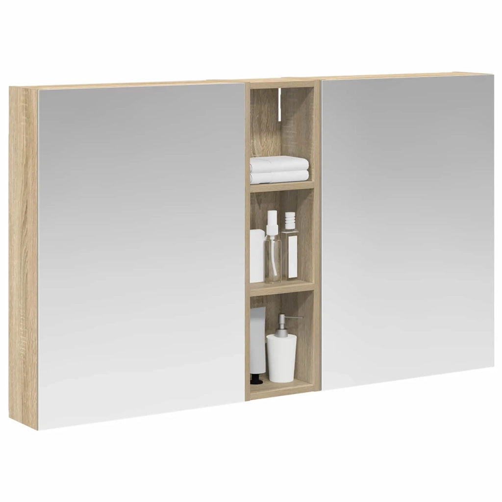 Set di Armadi da Bagno con lo scaffale 3 pcs 120 x 14,5 x 70 cm 3403746