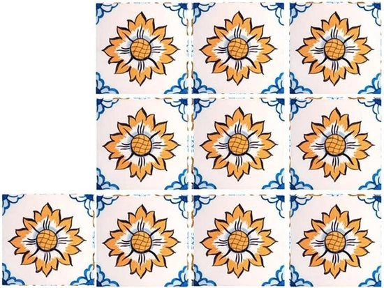Tegelstickers 20x20 cm per 2 pezzi per pacchetto per cucina e bagno - Impermeabili e rimovibili - Accessori decorativi con design splashback