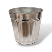 BIDONE ZINCATO CON MANICI 35 LT