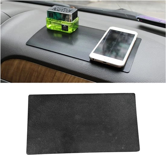 Mat antislittamento per il cruscotto dell'auto, mat antislittamento in PVC per telefoni cellulari, mat antislittamento per il cruscotto per telefoni cellulari, occhiali da sole, chiavi etc. (Formato quadrato)