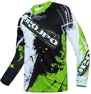 Maglietta da Motocross per Bambini - Lunga Manica - Off Road - Snello Asciugamento - Elastico - Jersey da Ciclismo