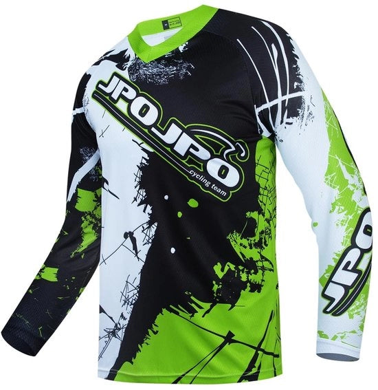 Maglietta da Motocross per Bambini - Lunga Manica - Off Road - Snello Asciugamento - Elastico - Jersey da Ciclismo