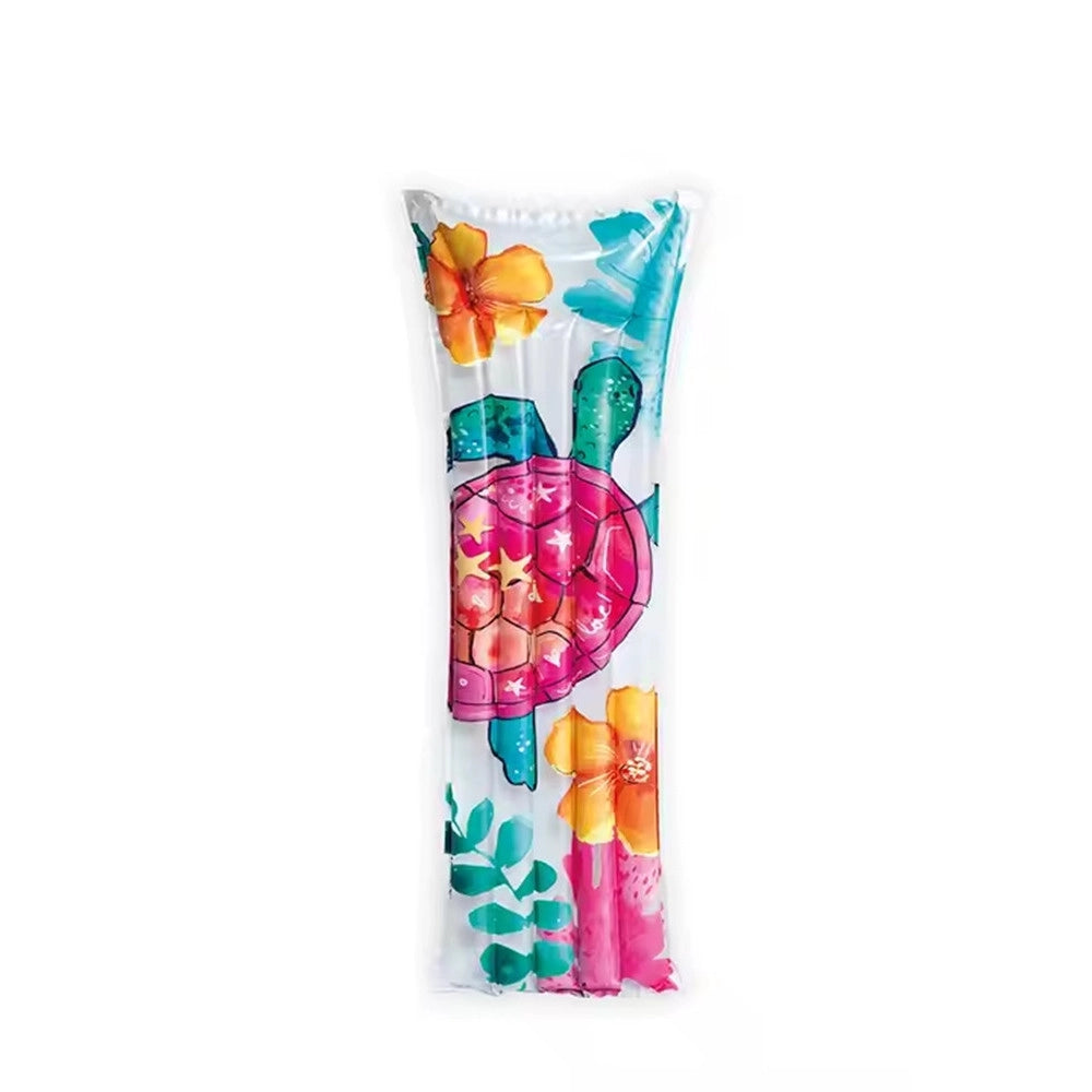 Trade Shop - Materassino Ad Aria Gonfiabile Galleggiante Fantasia Florale Tropicale 183x69cm 019961 -
