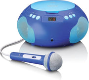 Portatile CD per bambini con funzione karaoke, radio FM e ingresso AUX - Portatile CD in blu

Modello: 12345
Specifica tecnica: 
- Frequenza di riproduzione: 20 Hz - 20 kHz
- Potenza di uscita: 2 x 1,5 W
- Dimensioni: 12 x 7 x 3 cm
- Peso: 0,5 kg