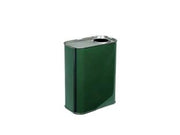 LATTINA PER OLIO RETTANGOLARE VERDE LT.1- - lt.1 - cm.10,5x7x17,5h. (bancale pz.896) - 32 pezzi