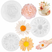 Set di Stampi in Silicone 2 pezzi - Fucsia/Rosa - Candelabri/Confetti/Chocolatini - Flessibili/Sostenibili - Dettagliati - Facili da Utilizzare - Stampi per Cucina