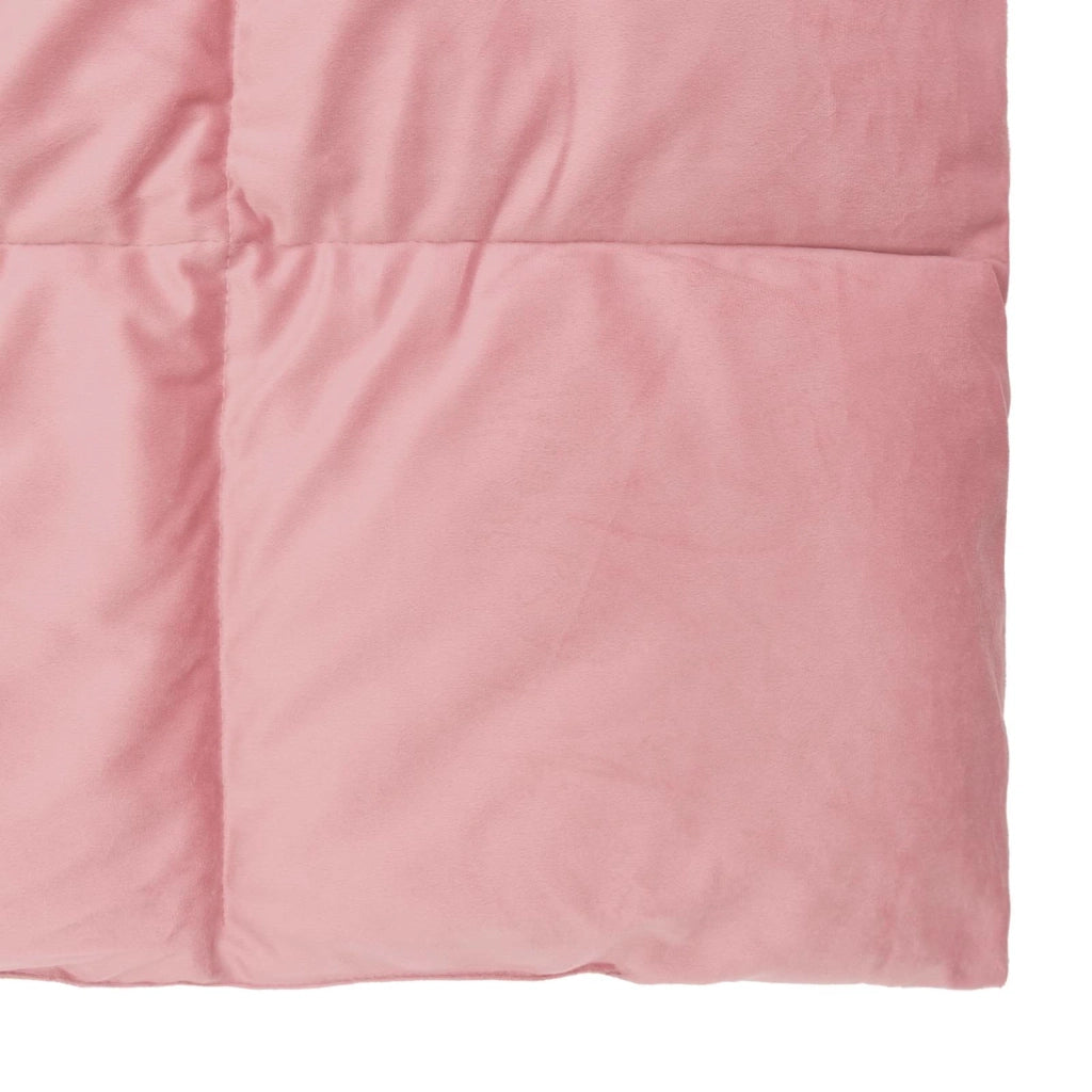 Piumone | Duvet Estivo Trapuntato Rosa 155 x 200 cm Microfibra