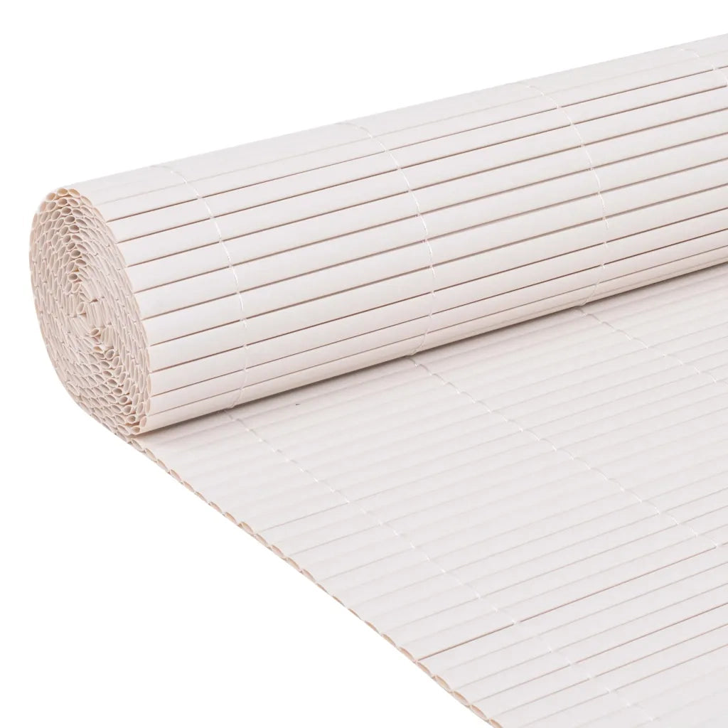 Recinzione per Giardino Bianco 150 x 500 cm PVC 43637