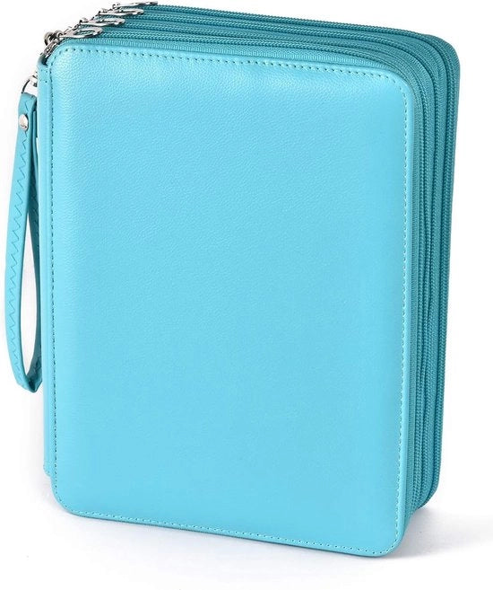 Etui Multifunzionale per Matite con Cuoio Soft e Borsa con Molte Tasche e Alta Capacità