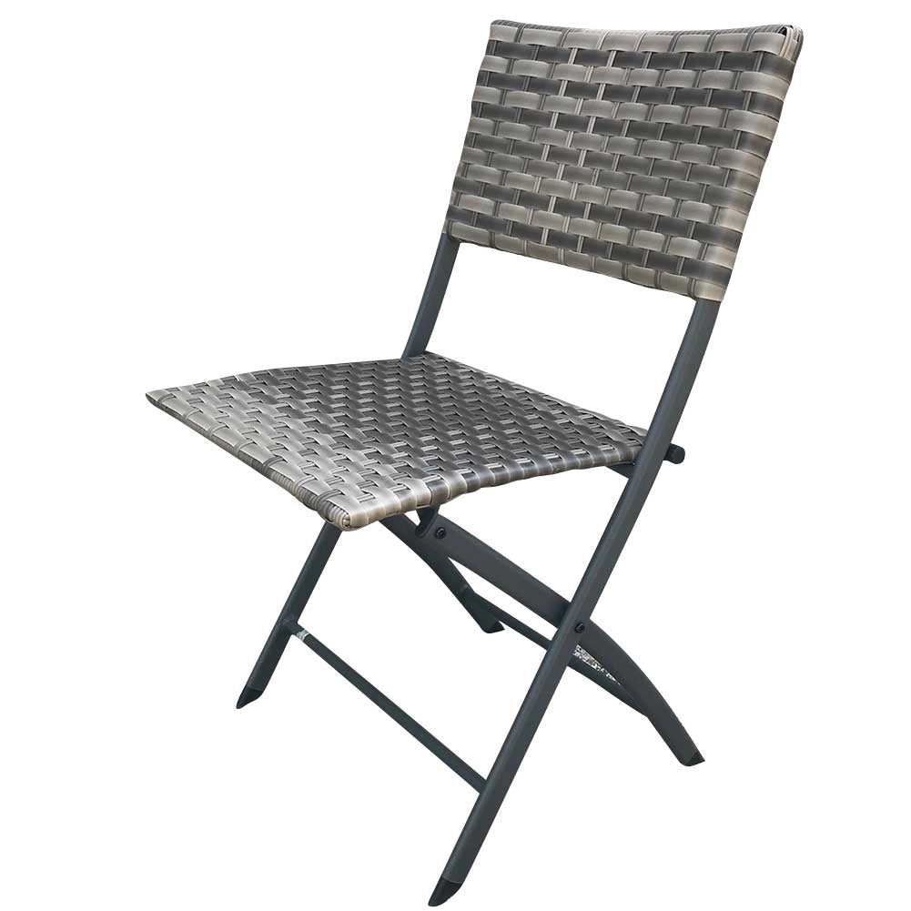 Set Pieghevole Tavole e Sedie Arredo Giardino Simil rattan x Esterno Polyrattan