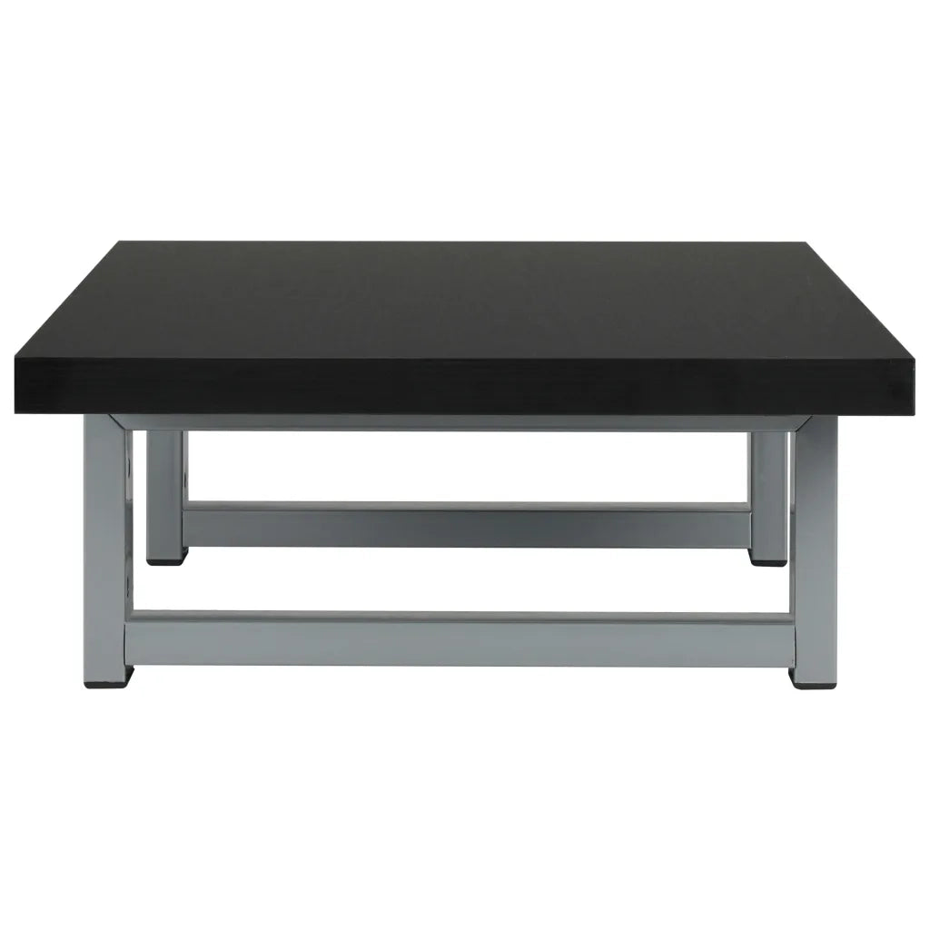Set Mobili da Bagno 2 pz Ceramica Nero 279335