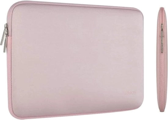 Zaino portatile per laptop 11,6-12.3" pollici, borsa in neoprene con piccola tasca, grigio (rosa)