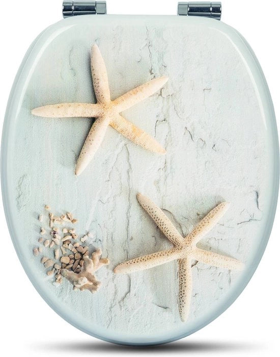 Porta toiletto Soft-Close - Chiave di apertura antibatterica - Porta toiletto silenziosa - Igienico, Sostenibile, Installazione facile - MDF, Acciaio inox, Acciaio inossidabile - 37,8 cm x 43,8 cm
