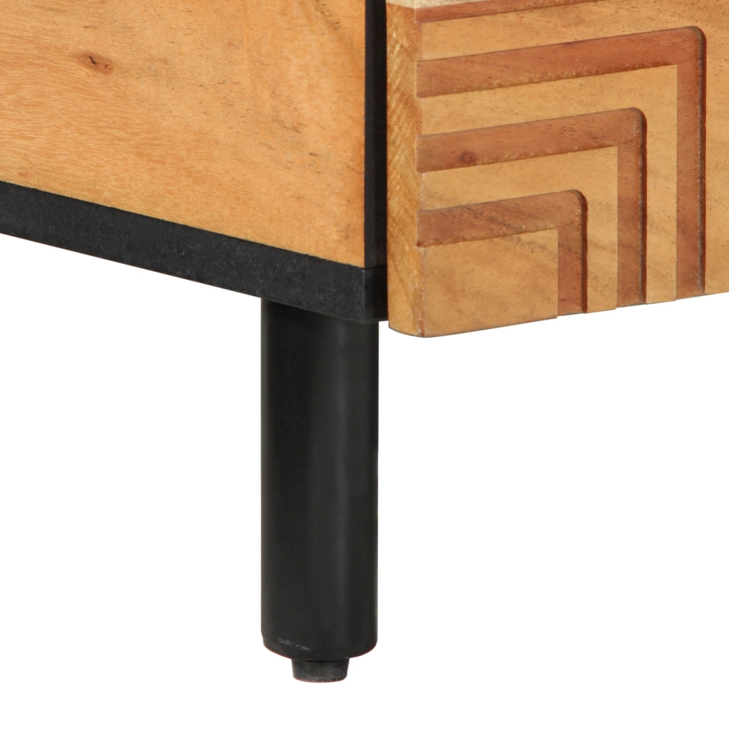 Tavolino da caffÃ¨ 100x54x40 cm in legno massello di acacia