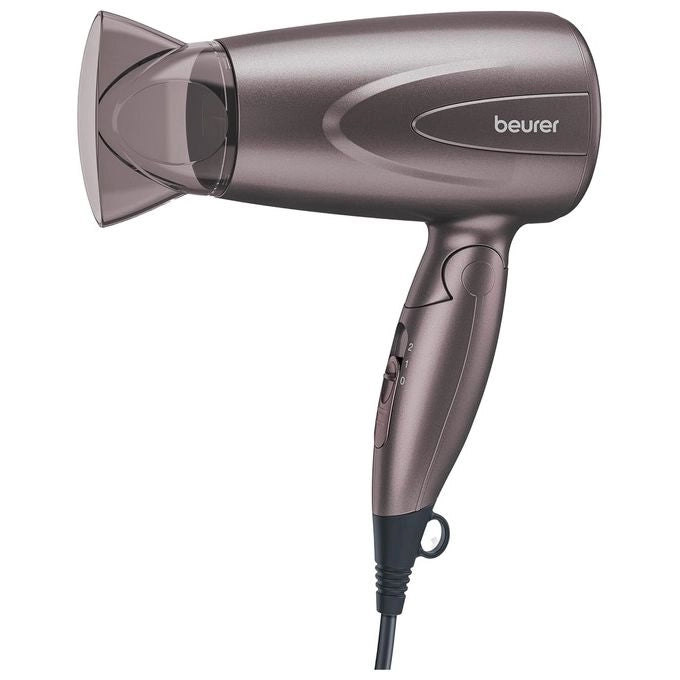Beurer HC 17 Asciugacapelli Compatto Pieghevole 1300W Nero