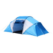 TENDA DA CAMPEGGIO PER 6 PERSONE 460×230×195CM COLORE AZZURRO E BIANCO