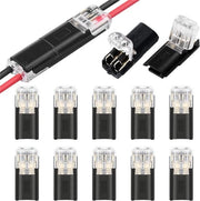 Connessione a doppia polarità per cavi autoconnettori per cavi con 18/22 AWG senza necessità di staccare il rivestimento connettore per cavi impermeabile