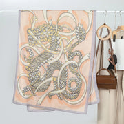 Sciarpe da donna con stampe retr¨°, scaldacollo, sciarpe di seta