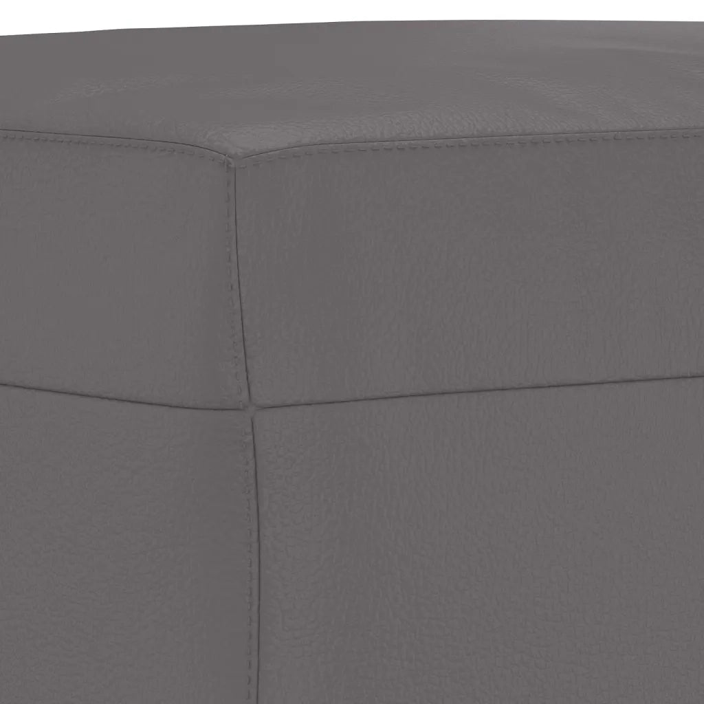 Set di Divani 3 pz con Cuscini Grigio in Similpelle 3201757