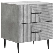 Armadio da Notte Grigio Cemento 43 x 34,5 x 47,5 cm 894761