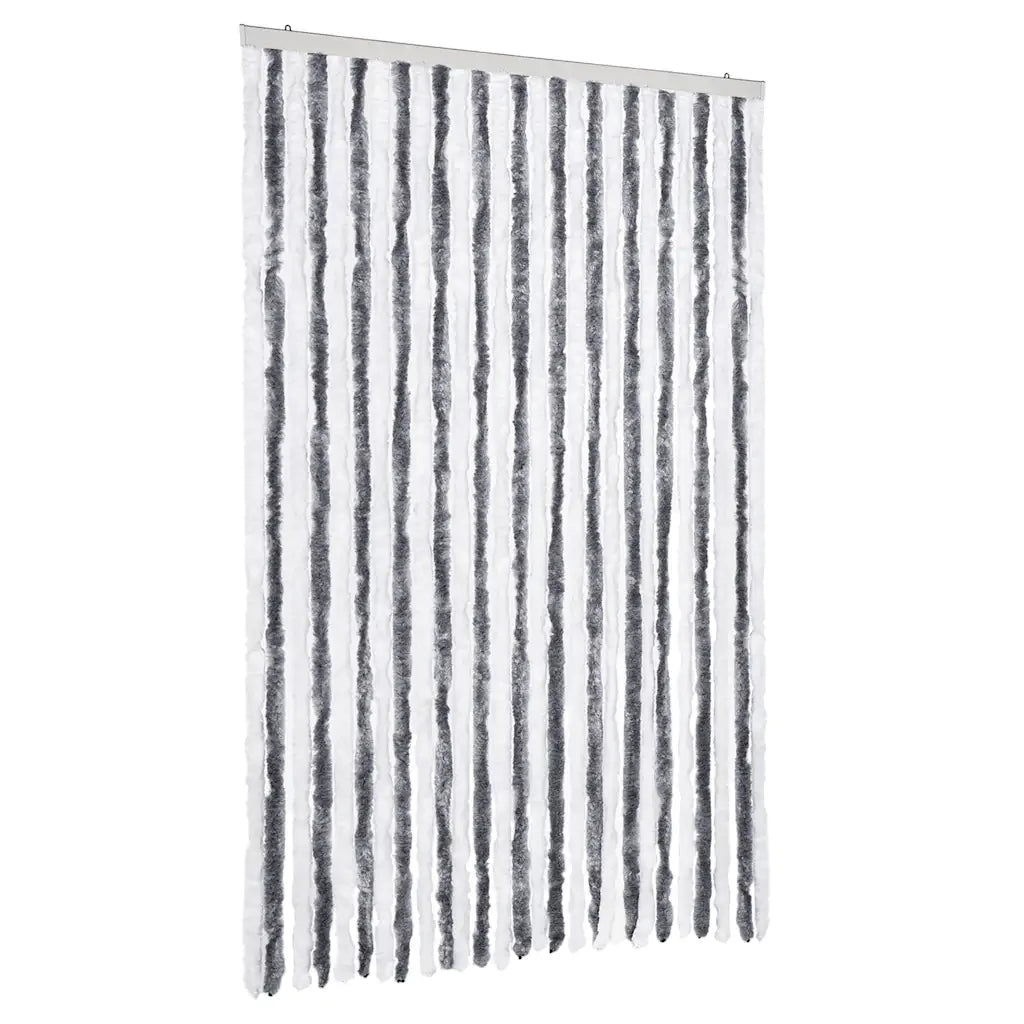 Zanzariera Grigio e Bianco 118x220 cm Ciniglia CFW2124065