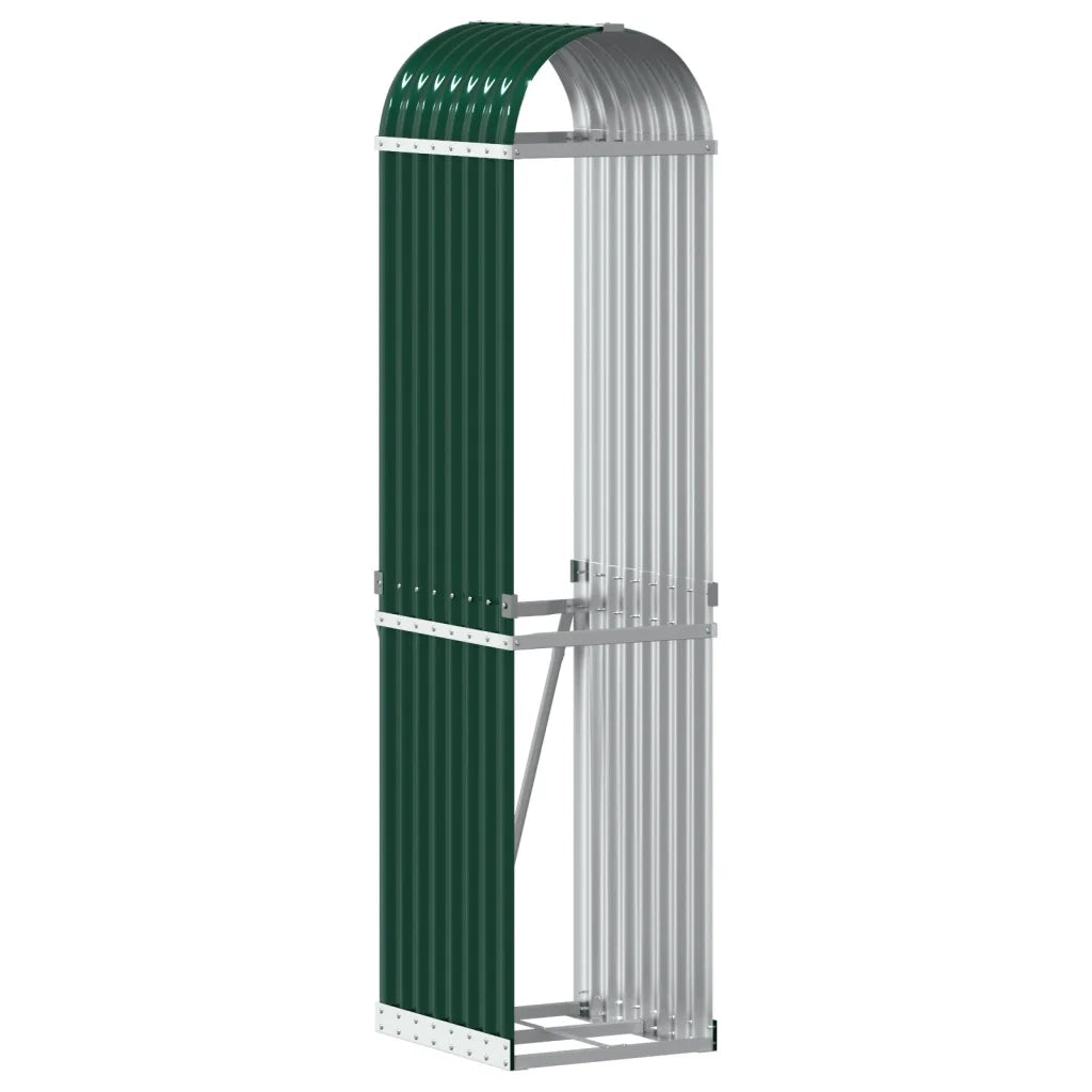 Portaceppi Verde 40x45x170 cm in Acciaio Zincatocod mxl 132959