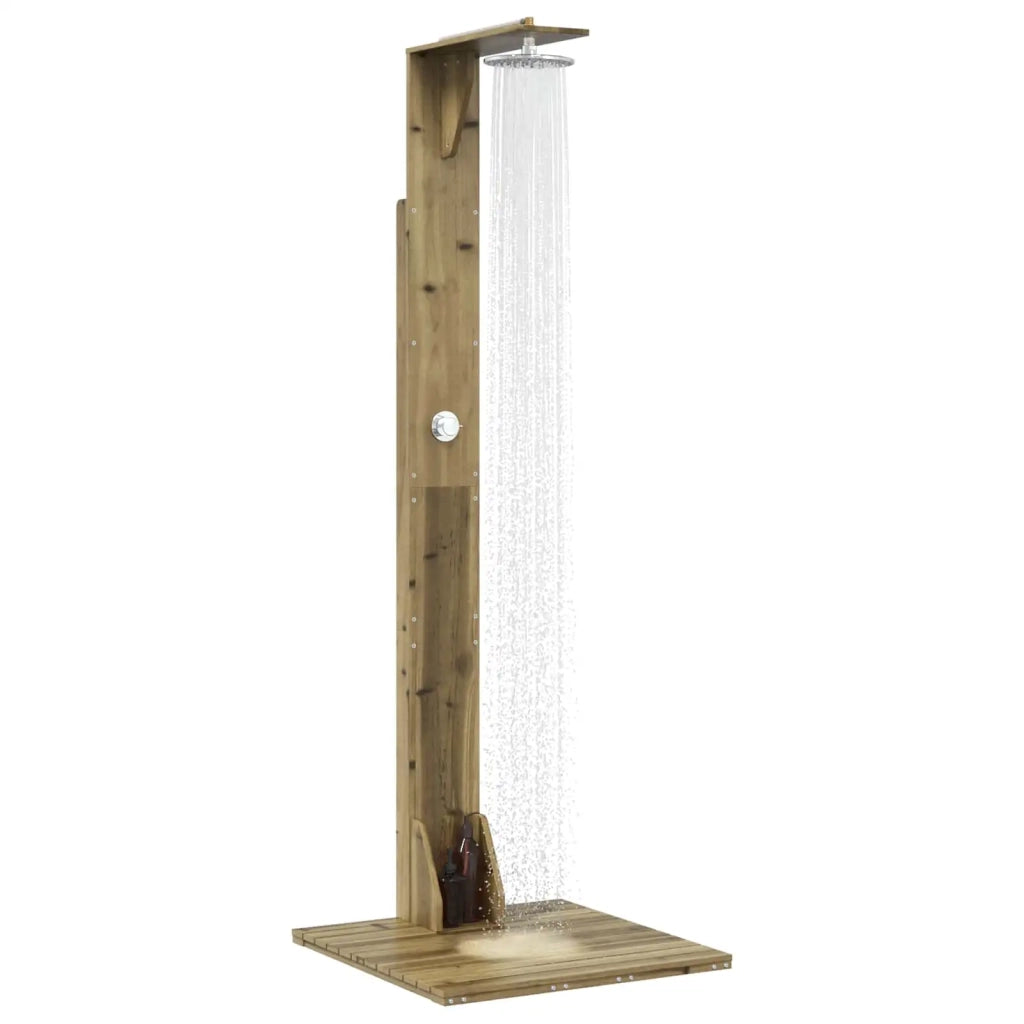 Doccia da esterno 214,5 cm Naturale 886347