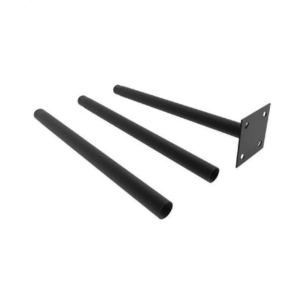 Trade Shop - Palo In Ferro Per Lampione Led 3 Metri Da Giardino Nero Da Esterno Pt-gd-3n -
