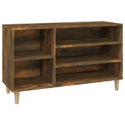 Scarpiera | Mobile per scarpe Rovere Fumo 102x36x60 cm in Legno Multistrato