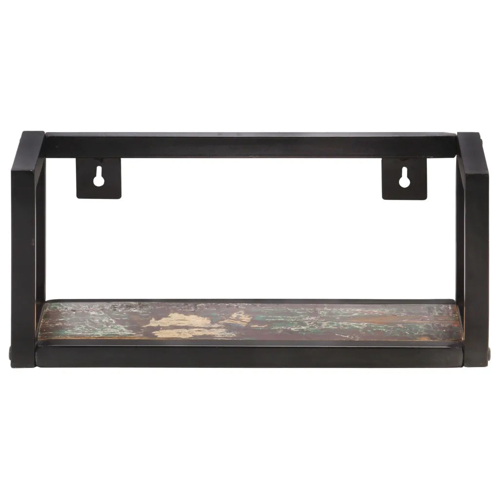Mensole a Muro 2 pz 40 cm in Legno Massello di Recupero 320668