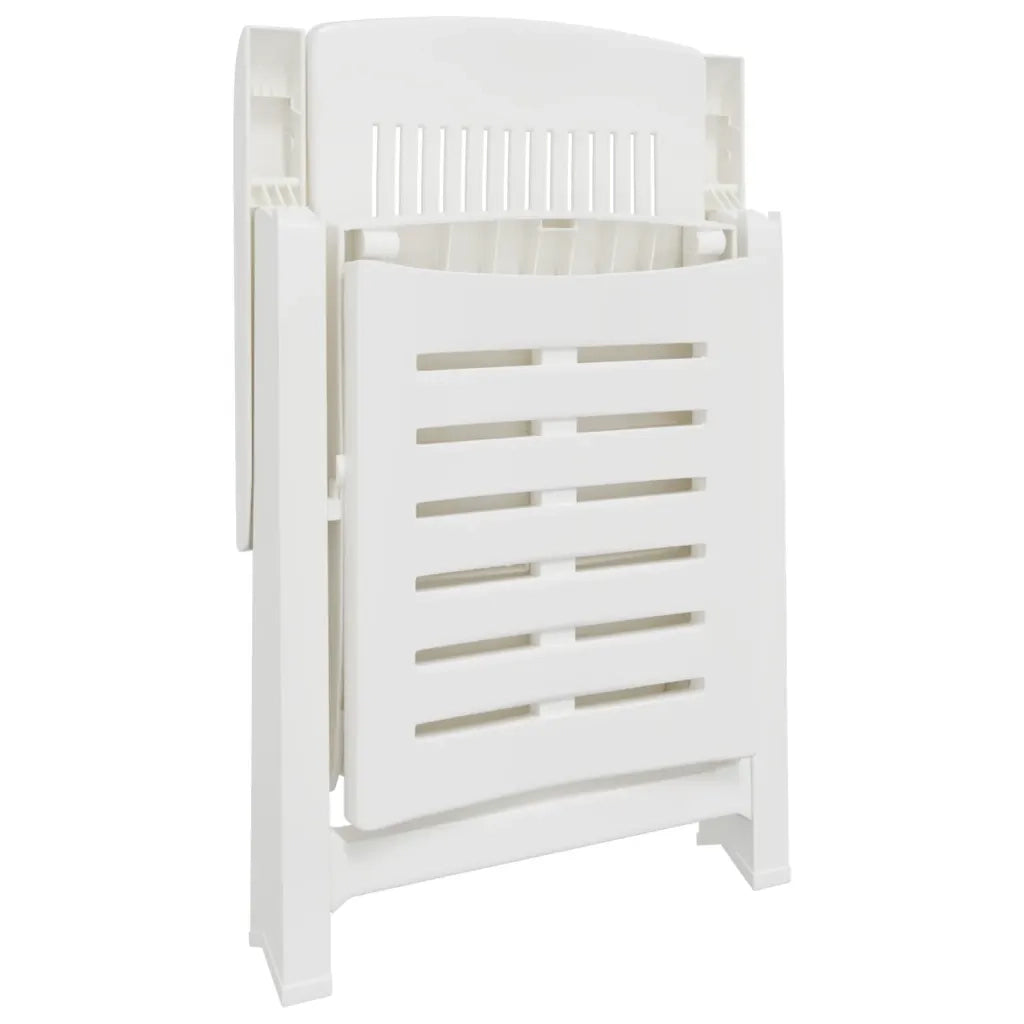 Lettino Prendisole | Sdraio da giardino | Lettino da sole Bianco in Plastica