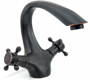 Rubinetto Da Lavabo Rea Retro Old Black