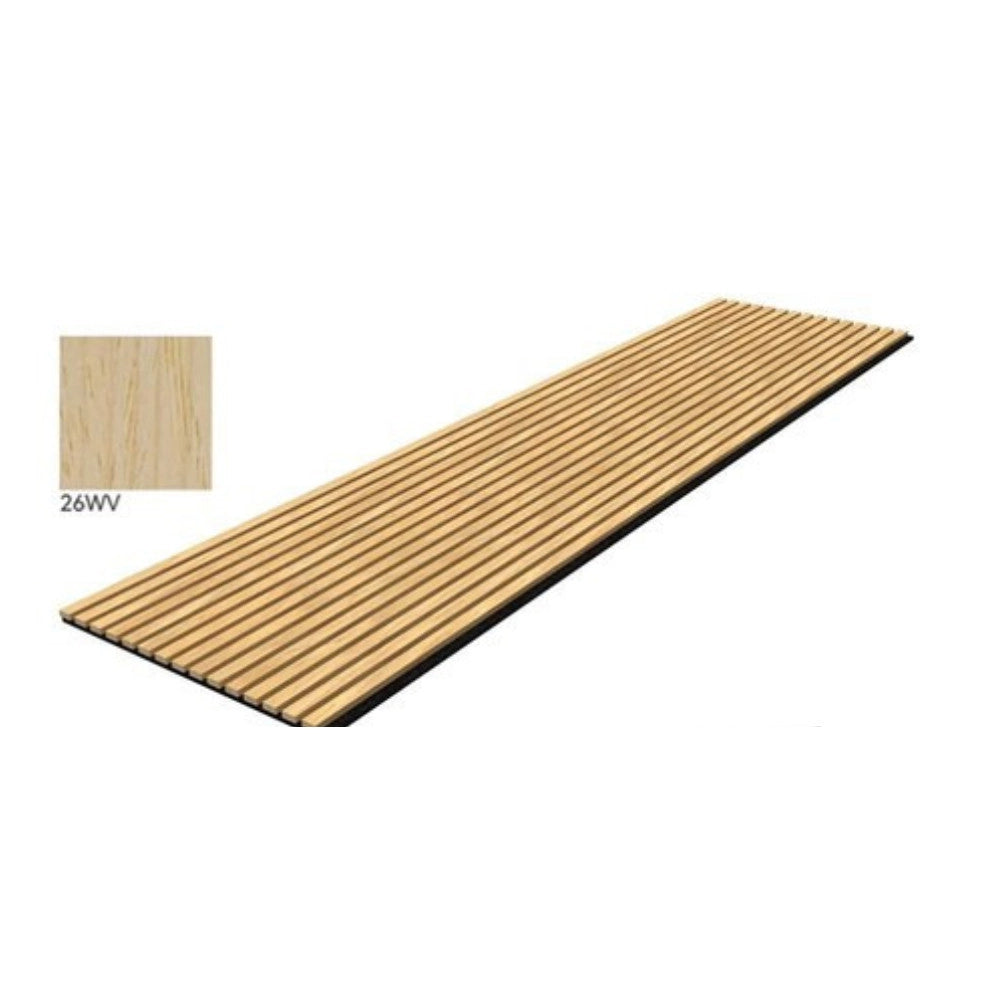 Trade Shop - Pannello Acustico Mdf Effetto Rovere 600x2400 Mm Fonoassorbente A Doghe -