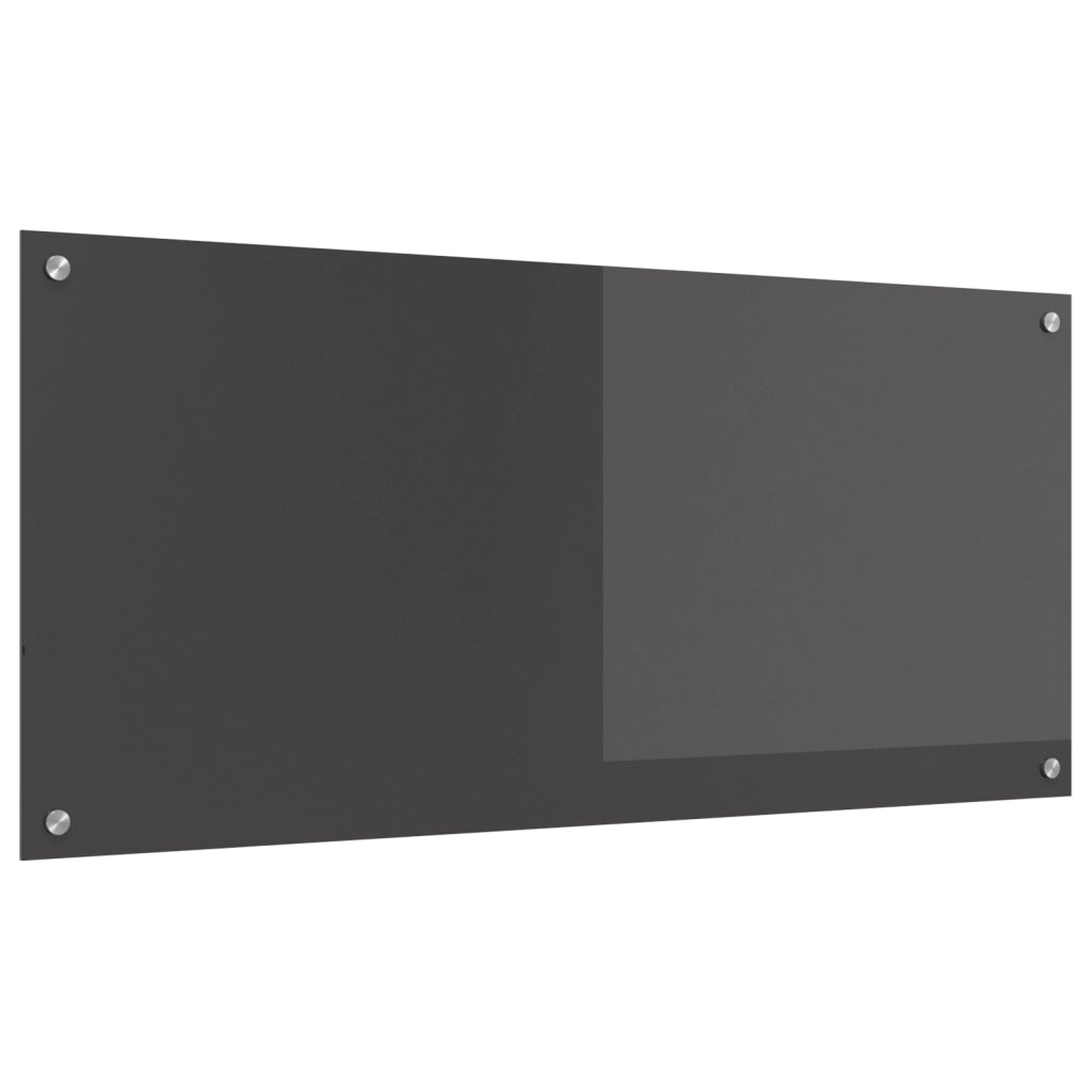 Schienale Cucina Grigio scuro 110x50x0,6 cm in Vetro Temperato di