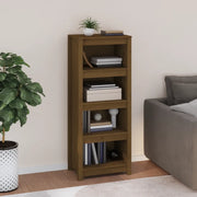 Libreria Marrone Ambra 50x35x125,5 cm in Legno Massello di Pino 821712