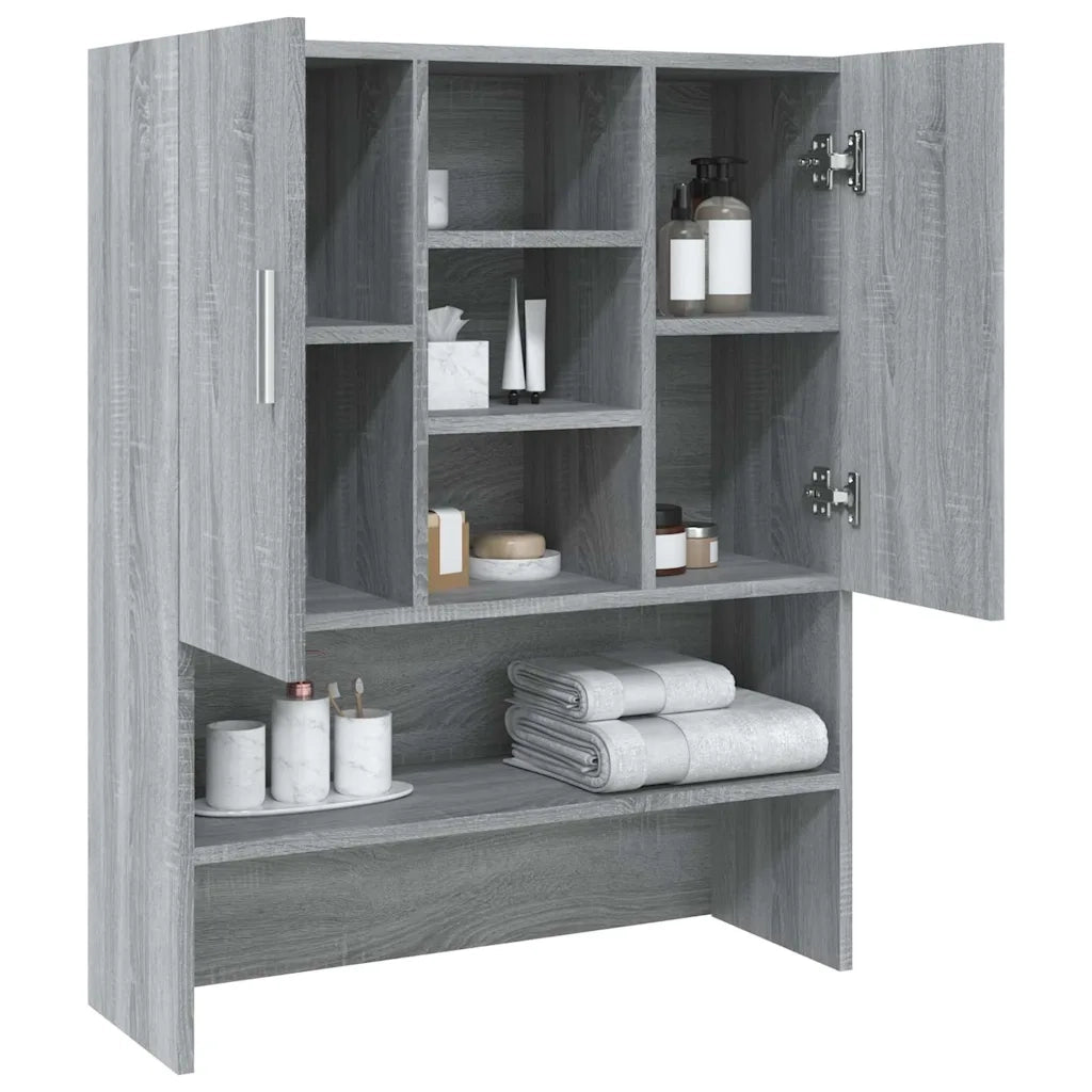 Mobile per Lavatrice Grigio Sonoma 70,5x25,5x90 cm 815946
