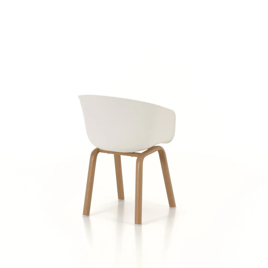 Set 4 Sedie OAKLAND white