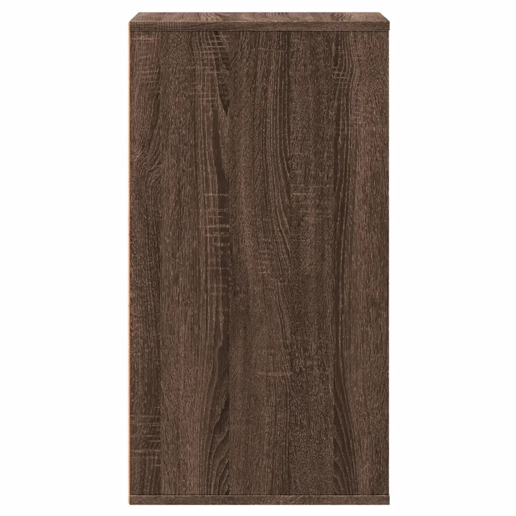 vidaXL Cassettiera Angolo Rovere Marrone 40x41x76cm Legno Multistrato