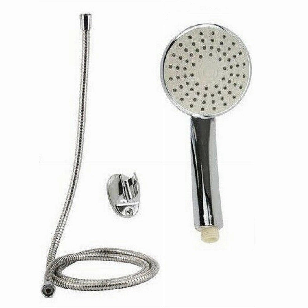Trade Shop - Kit Doccetta Doccino Soffione Doccia Bagno Con Laccio 1,8 Metri Staffa 59165 -