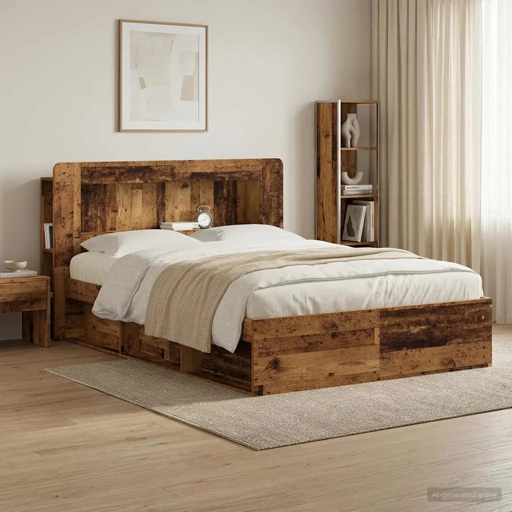 Testata del letto Legno antico Legno ingegnerizzato