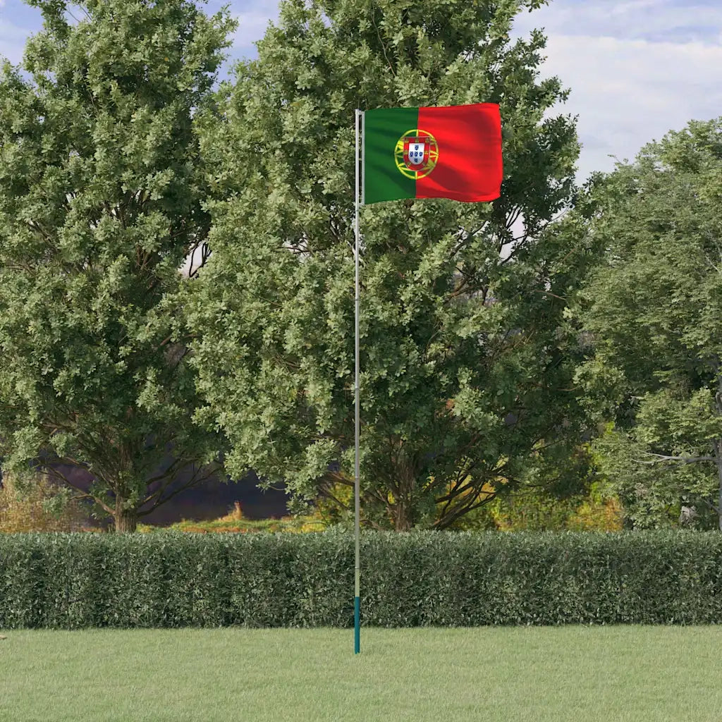 Asta e Bandiera Portogallo 5,5 m Alluminio CFW4474915