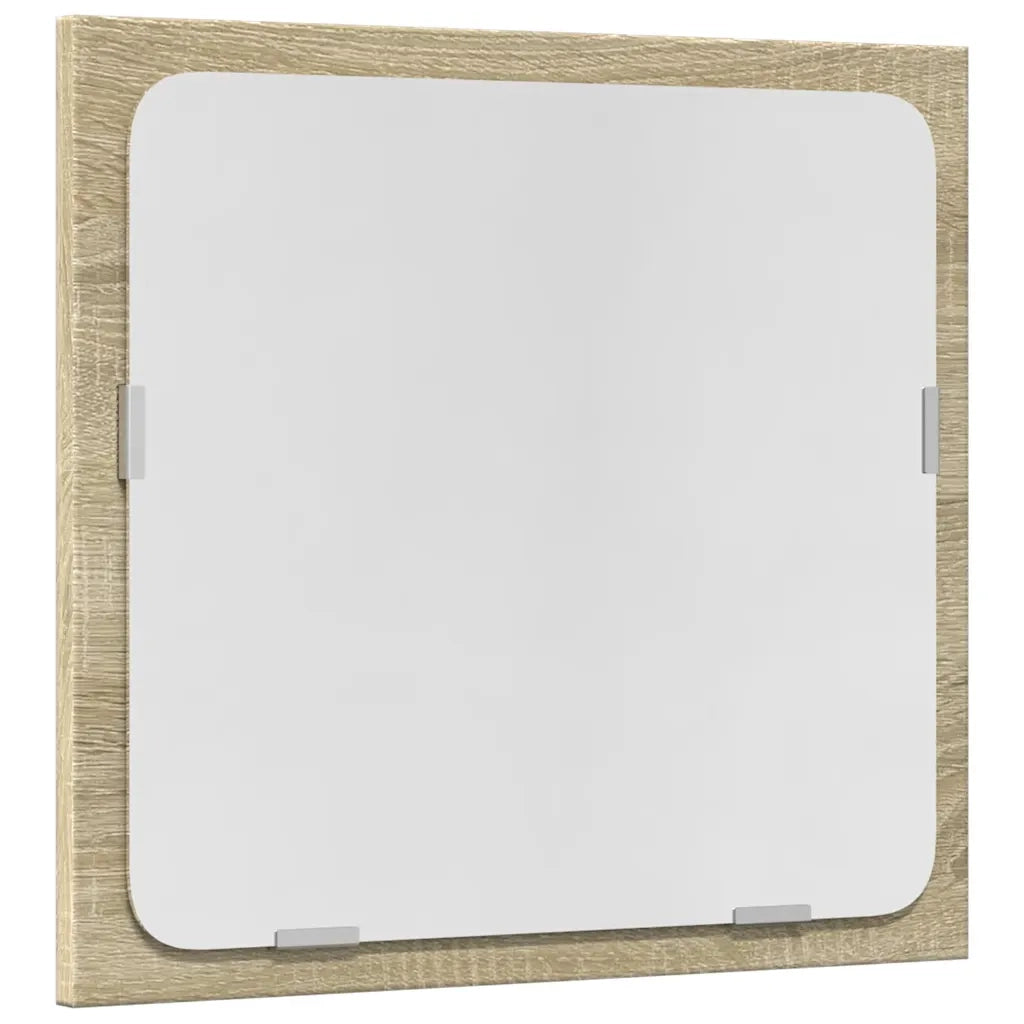 Set Mobili da Bagno 2 pz Rovere Sonoma in Legno Multistrato 856367