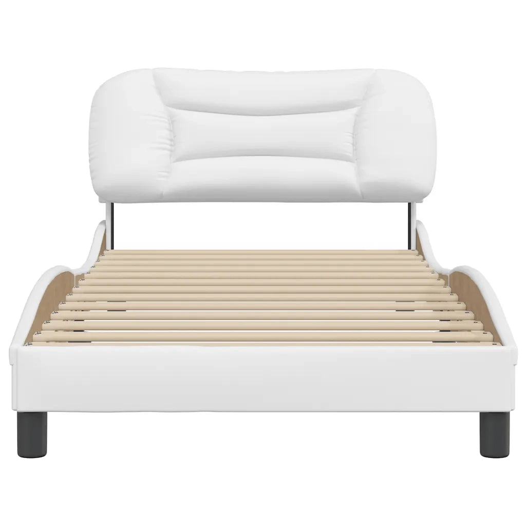 Giroletto senza Materasso Hvar Bianco 100x200 cm in Similpelle 3207982
