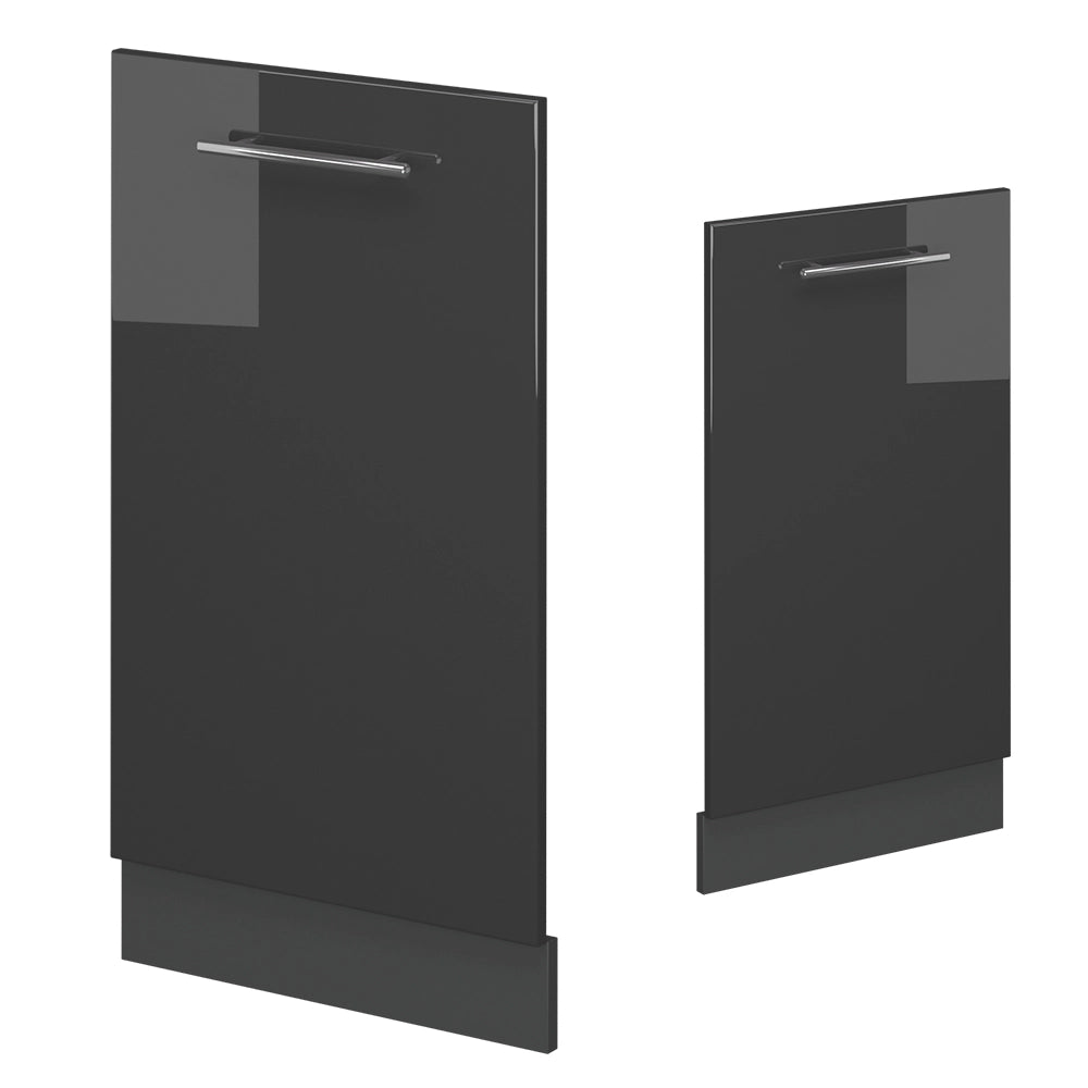 Vicco Pannello frontale della lavastoviglie Antracite lucido 45 cm , PL Rovere